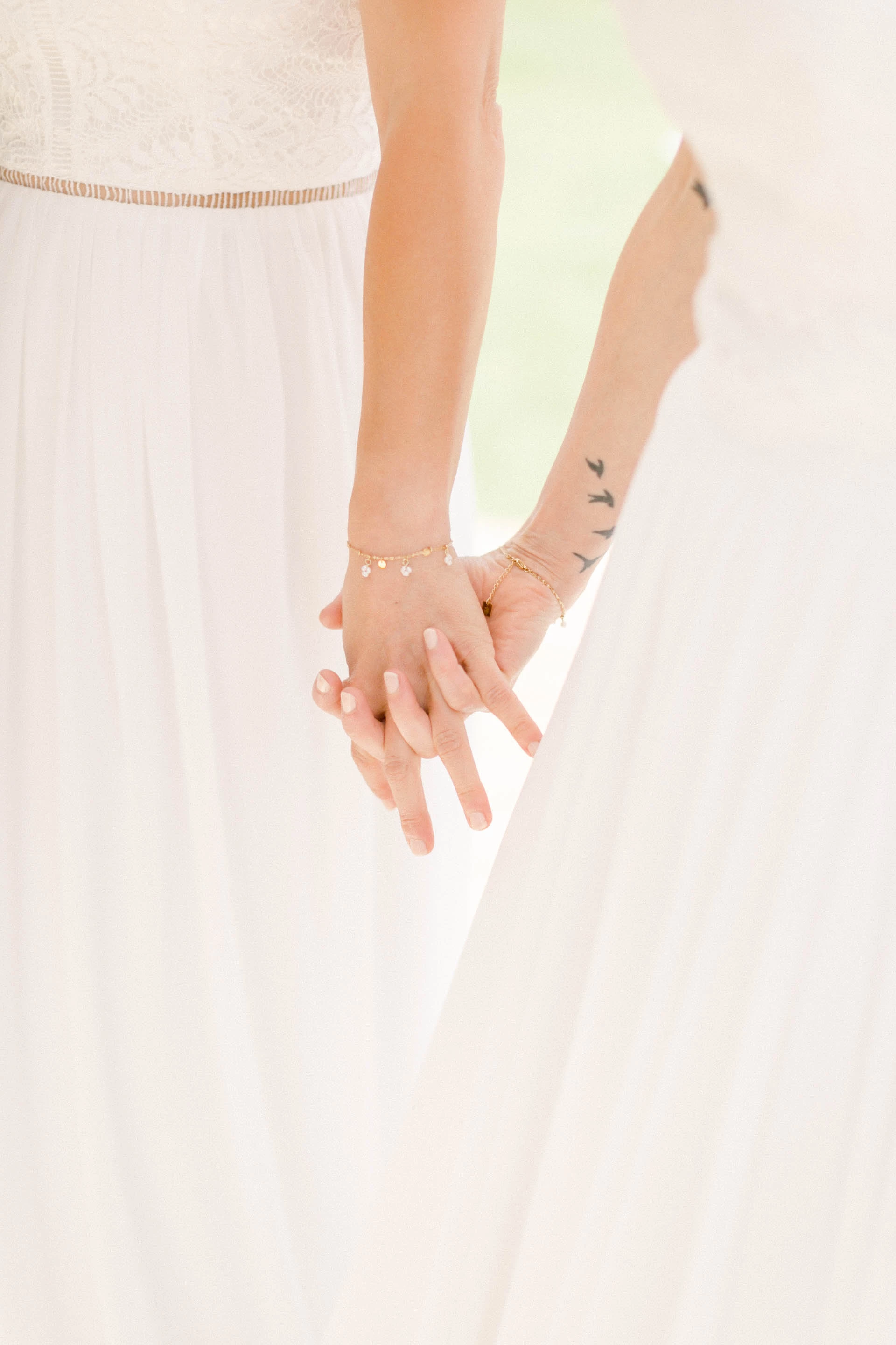 robe beige rose gris mariage